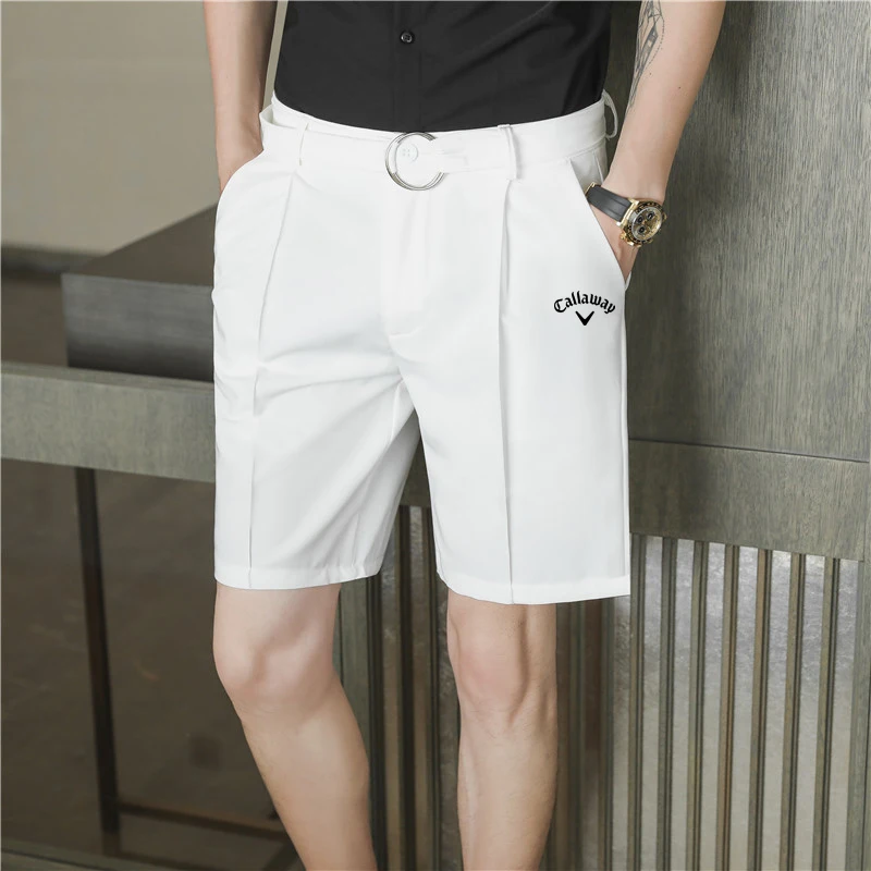 

New High Quality Men Golf Shorts Business Casual Pants Men's Golf Clothing Summer Comfortable Breathable Outdoor Sports Shorts