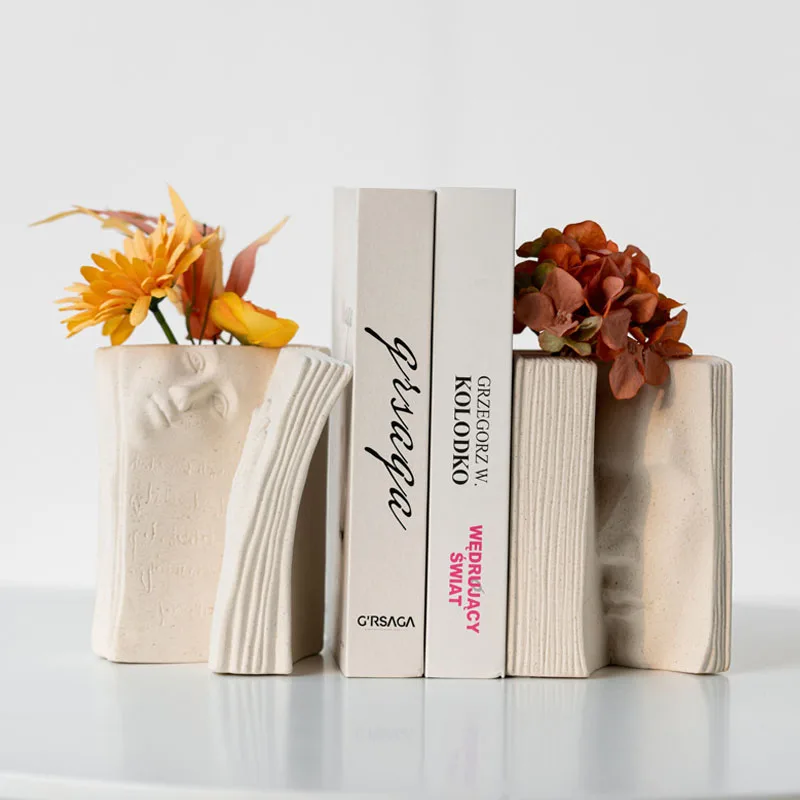 

Натуральная керамика Abastrct, фигурка книги, ваза для тела, современное искусство, для дома, офиса, книжная полка, интерьер гостиной