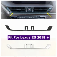car central center air conditioning ac outlet vent cover trim for lexus es 2018 2022 matte carbon fiber interior accessories