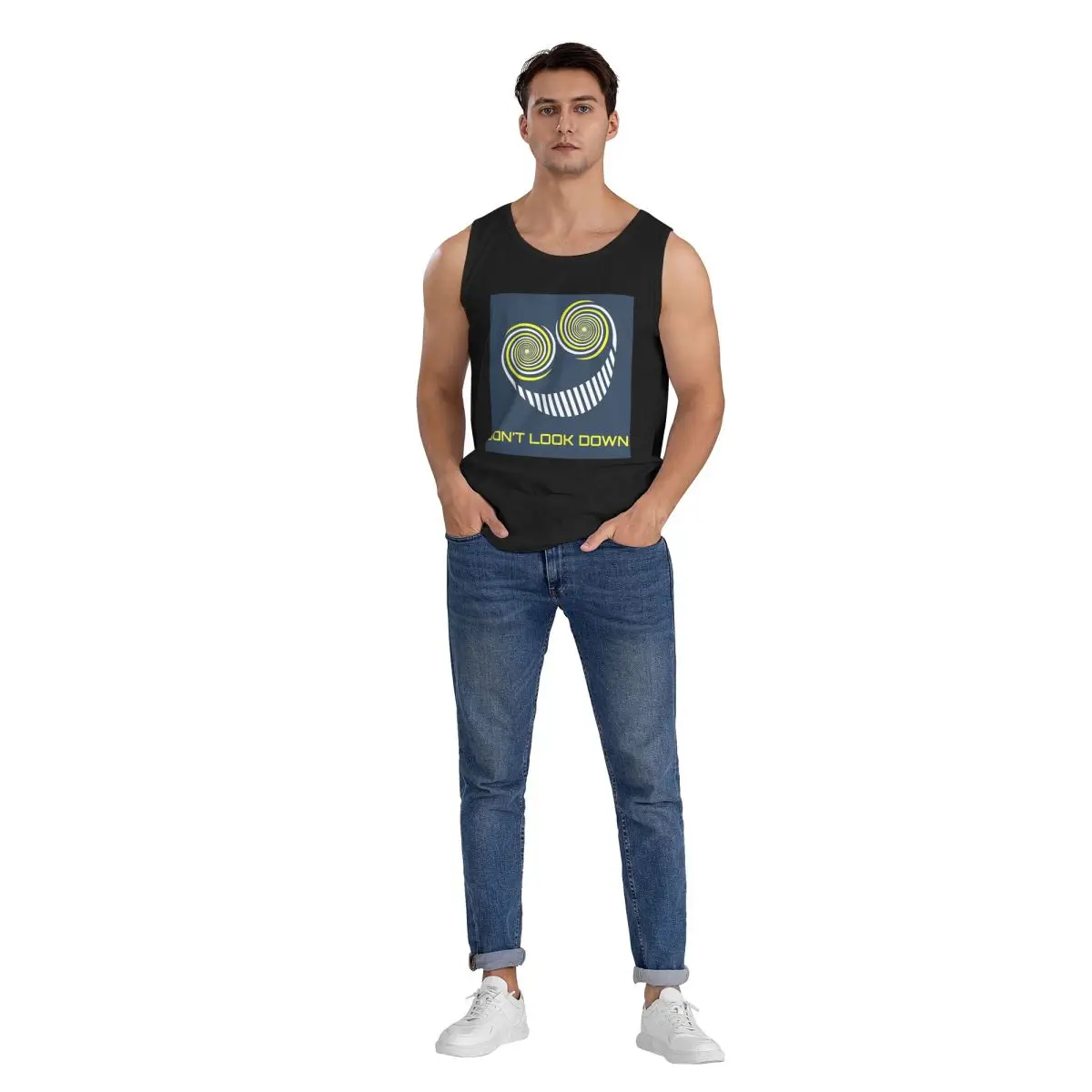 Фото Мужская толстовка-безрукавка The Smiler Alton Towers Uniform Outfit Merch UkActive, 100% хлопок, мужские майки, футболки без рукавов №5