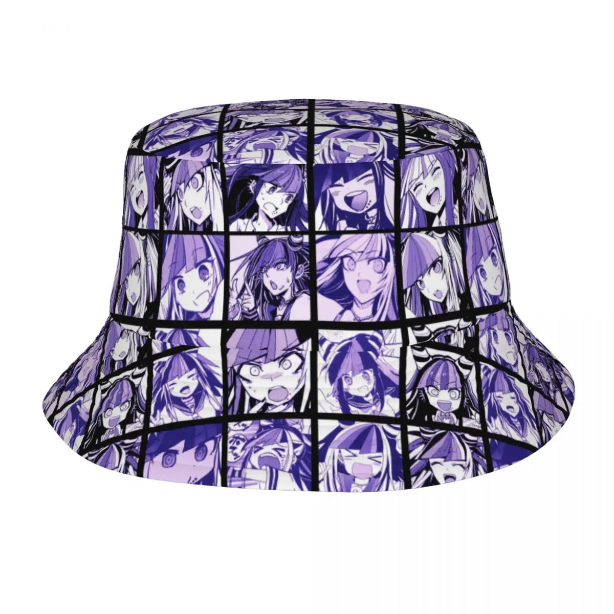 

Mioda Ibuki Manga Bucket Hat for Women Vocation Danganronpa Anime Sun Hat Hip Hop Packable for Outdoor Fishing Hat Session Hat