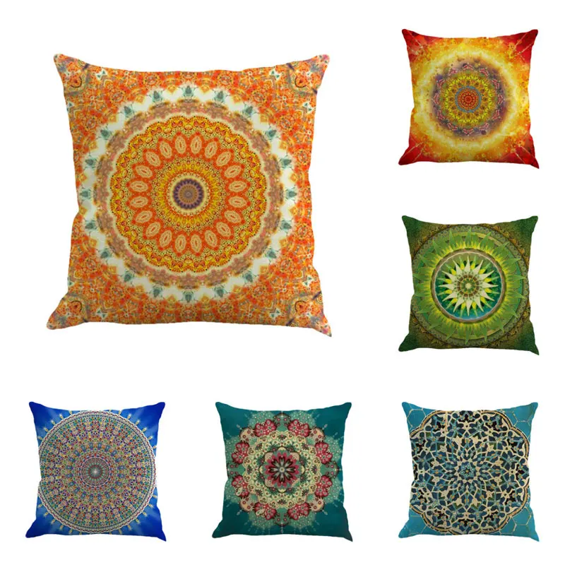 

Elegant Bohemia Throw Pillow Cover Geometry Ethnic Cushion Cover Navajo Arrow Pillow Case Cojines Decorativos Para Sofá B0047