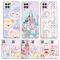 cute friend of duffy phone case for samsung galaxy a51 a71 a21s a12 a11 a31 a41 a52s a32 a01 a03s a13 a22 5g soft clear cover