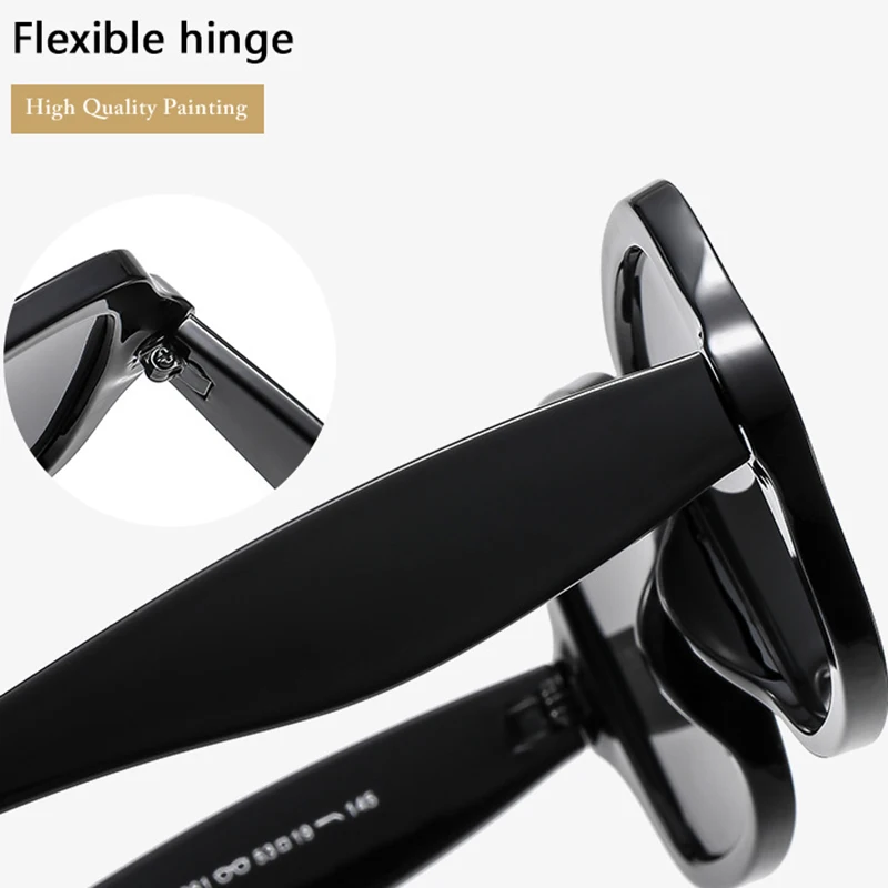 OVOYAN большие квадратные солнцезащитные очки для женщин 2024 модные простые в стиле