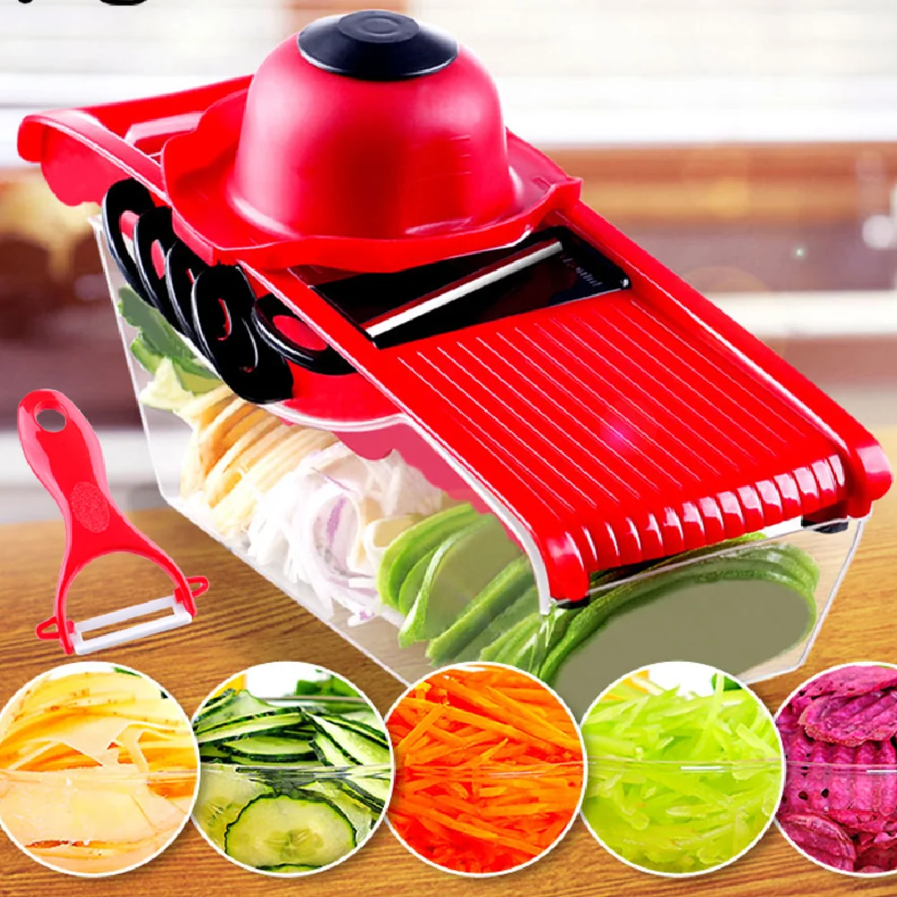 

Multifunction 6 Blades Kitchen Slicer