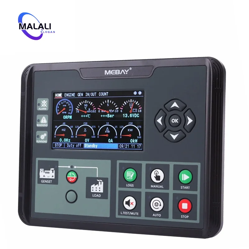 Панель контроллера генератора Mebay DC60D ЖК-дисплей модуль управления двигателем
