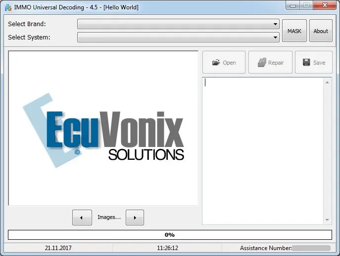 Полный пакет EcuVonix (DTC Remover 2.5.6+IMMO Universal Decoding 4.5+ EDC17 Checksum Calc + AIRBAG Repair 3.8 (2018)