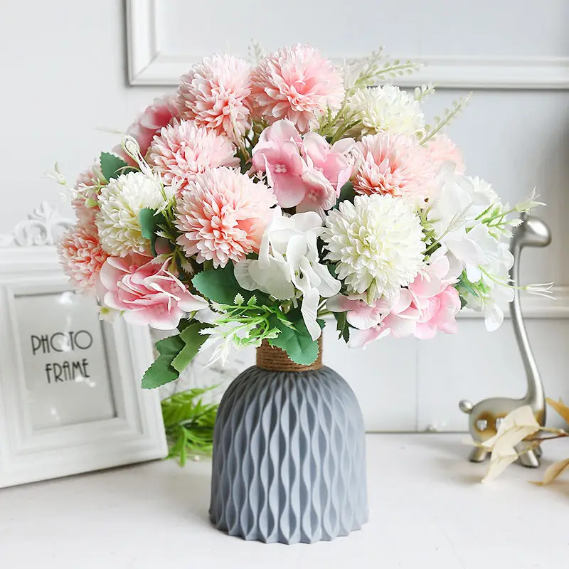 

Поддельные украшения из цветов: пластиковые украшения из искусственных высушенных цветов в гостиной и спальне (небольшие горшечные растен...