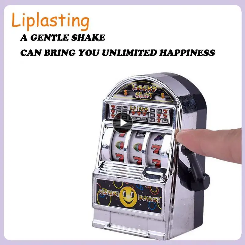 

Gold Children Handheld Games 5.3x4x8.4cm Fortunate Jackpot Game Machine Funny Family Game Set Birthday Gift Silver Creative
