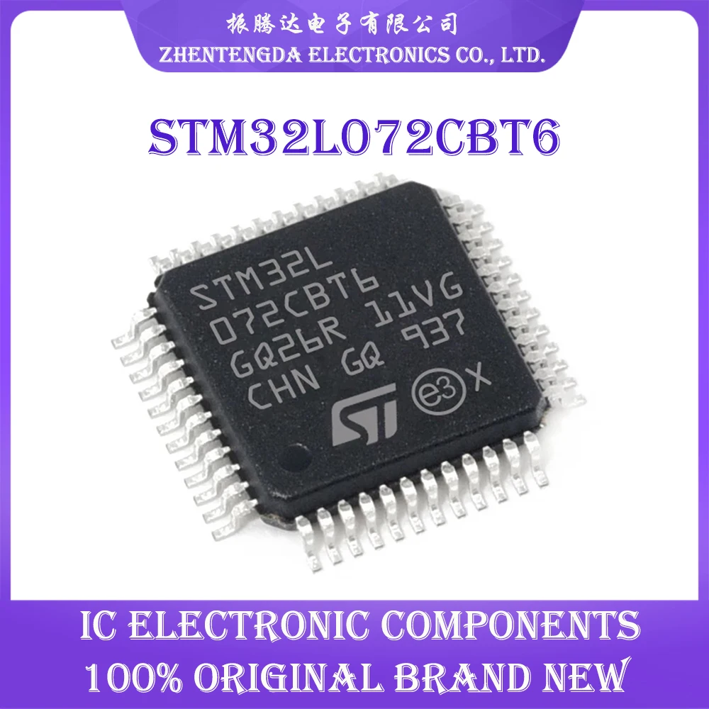 

STM32L072CBT6 STM STM32 STM32L STM32L072 STM32L072C STM32L072CB LQFP-48 IC MCU