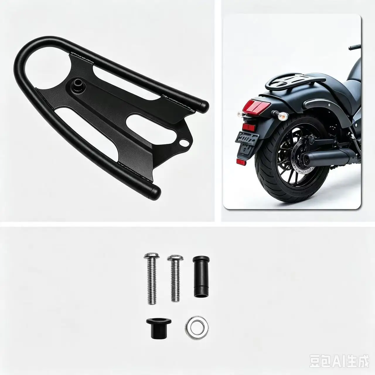 Фото Задний багажник из нержавеющей стали для мотоциклов Kawasaki Vulcan S ABS SE CAFE EN650 VN650 VN 650 S650 2015-2026 №1