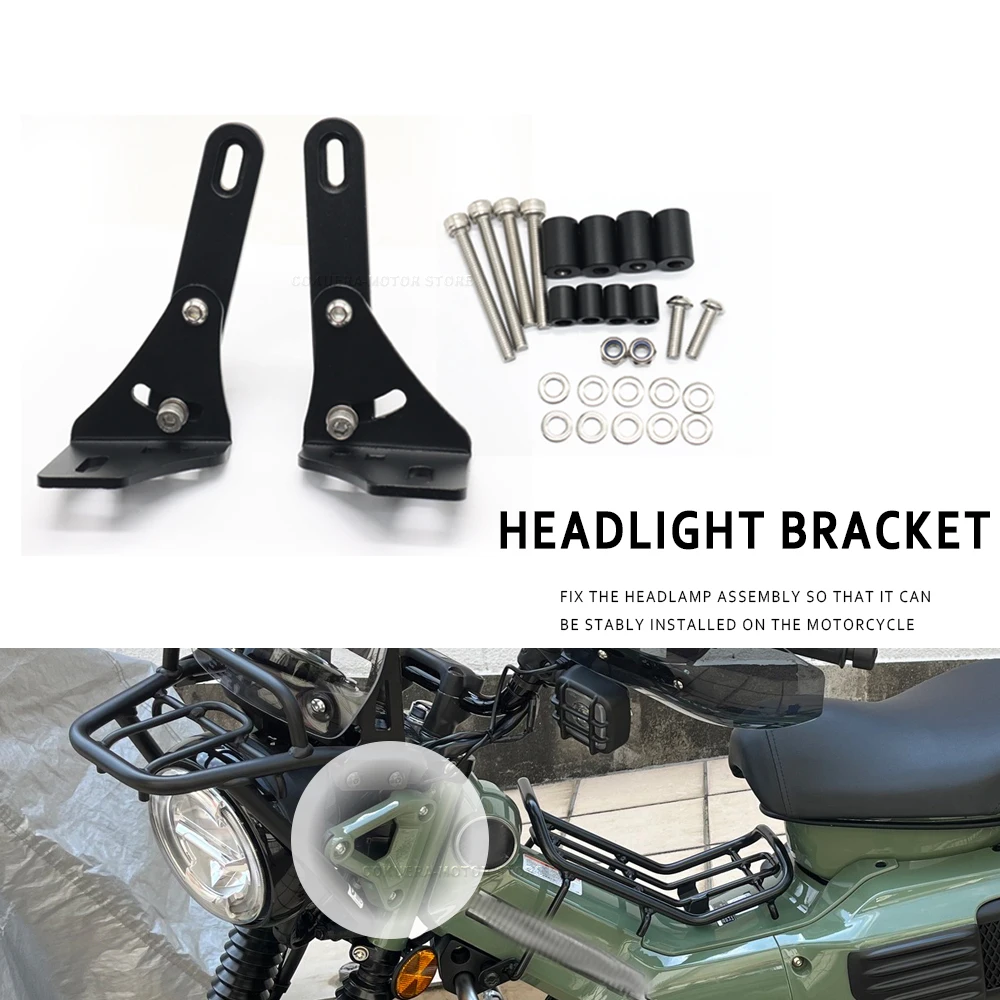 

Motorcycle Accessories Headlight Bracket Headlight Bracket Extension Rod Bracket For Honda CT125