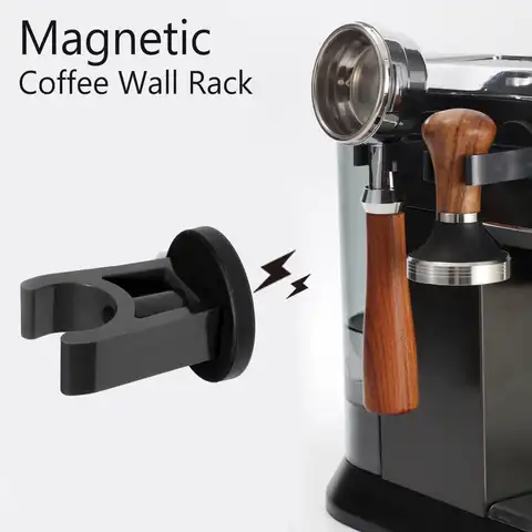 Настенная подставка для кофе, держатель для фильтров из орехового дерева, эспрессо, 51 мм/53 мм/58 мм