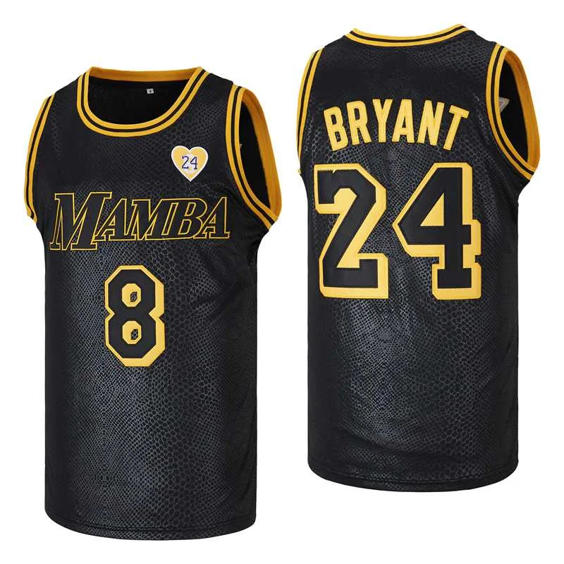 

BG Basketball Jerseys Mamba 8 24 Bryant High Quality Sewing Embroidery Outdoor Sports Jersey Black Love Multiple Styles 2023