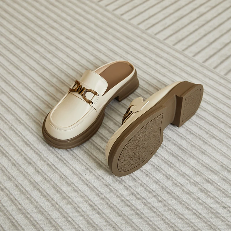 Designer Platform Sandals Women 2023 Trend Summer Luxury Home Slippers Ladies Mules Chunky Slides Wedges Fashion Elegant Loafers