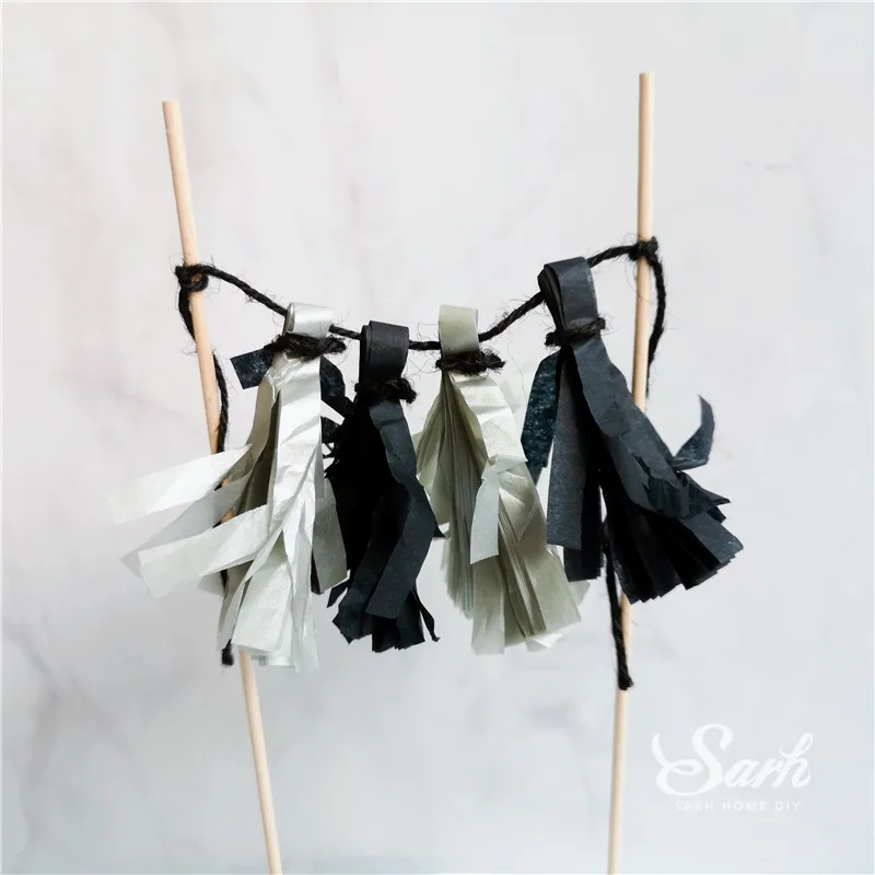 2022 Детские топперы для выпечки торта на день рождения украшения бамбук Зеленый