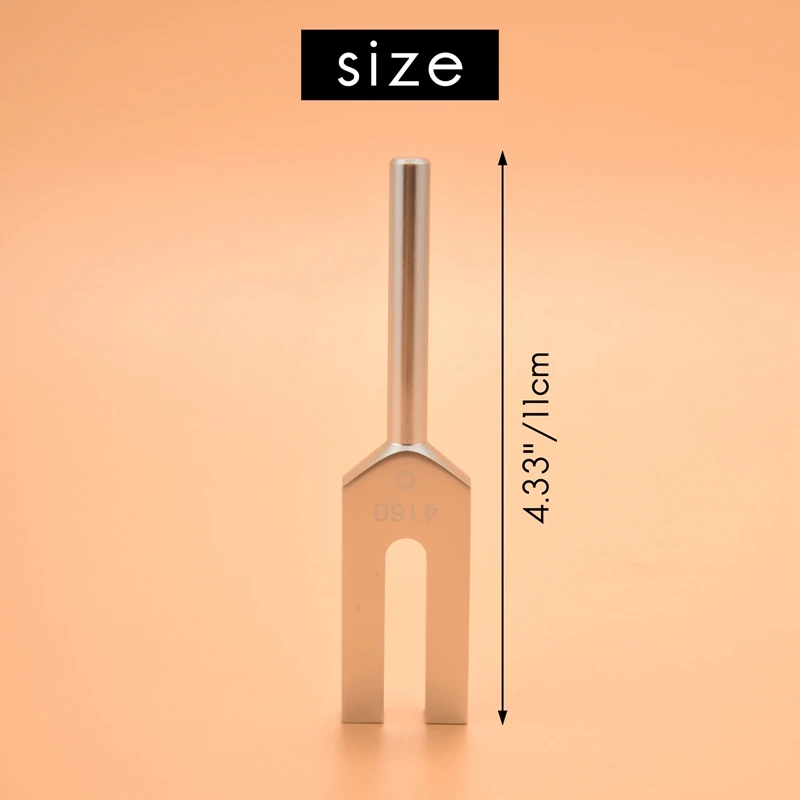 4Pcs/Set Aluminum Alloy Angel Crystal Tuning Fork 4096Hz/4160Hz/4225Hz Energy