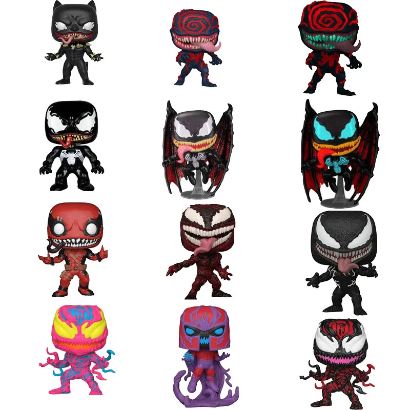 

Venom Action Figure Carnage Spiderman Mini Figurine Dolls Collectible Model Toys for Children Decoration Christmas Gift Boys