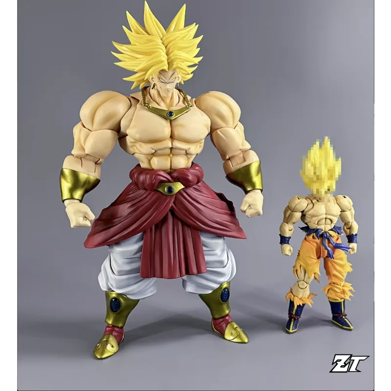 Фото В наличии: Фигурка ZT Studio Dragon Ball SSJ3 Broly, SHF, большая, с эффектами спецэффектов, набор аксессуаров, модель-игрушка №4