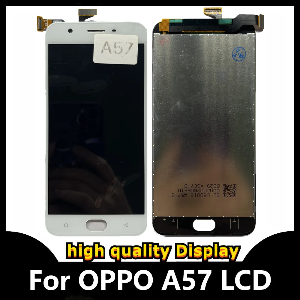 Белый 5 2-дюймовый ЖК-дисплей для Oppo A57 A57M F3 Lite CPH1701 сменный преобразователь