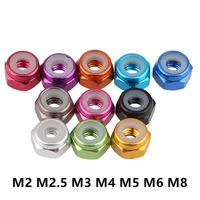 m2 m2 5 m3 m4 m5 m6 m8 model specific colourful aluminum alloy stopper nylon lock nuts