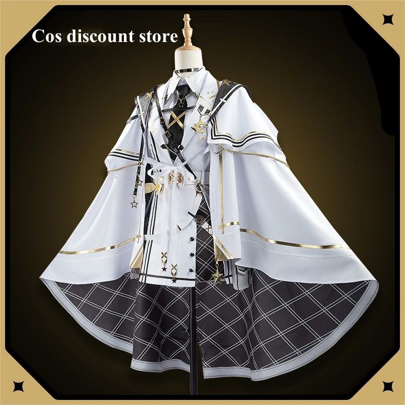 Hoshikawa Sara Cosplay Nijisanji Vtuber Women Fashion Costume Role Play Clothing Halloween Comic-con Party Outfit Full Set