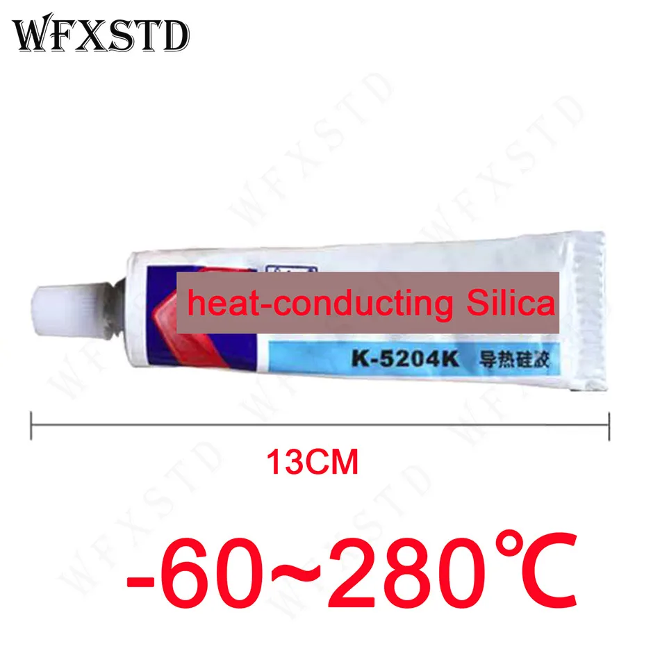 

80 г Теплопроводящий силикагель для компьютерного процессора Lapptop, радиатор, светодиодный GPU, устойчивость к высоким температурам и старению