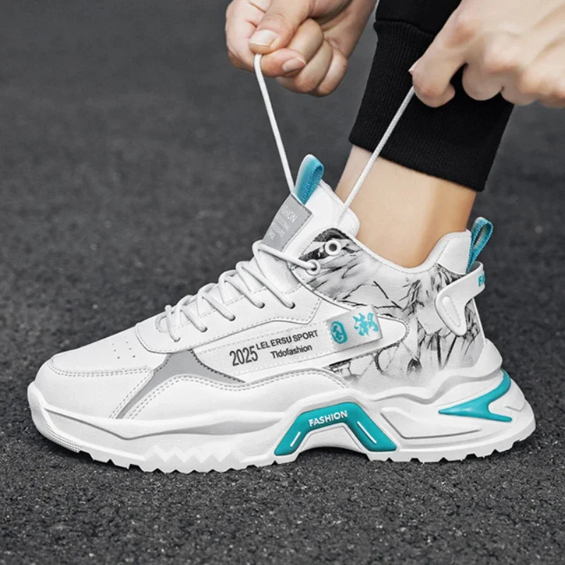 Men’s Shoes Sneakers Fashion Breathable Platform Running Mesh Sport Light Unisex Male Casual Vulcanize Man