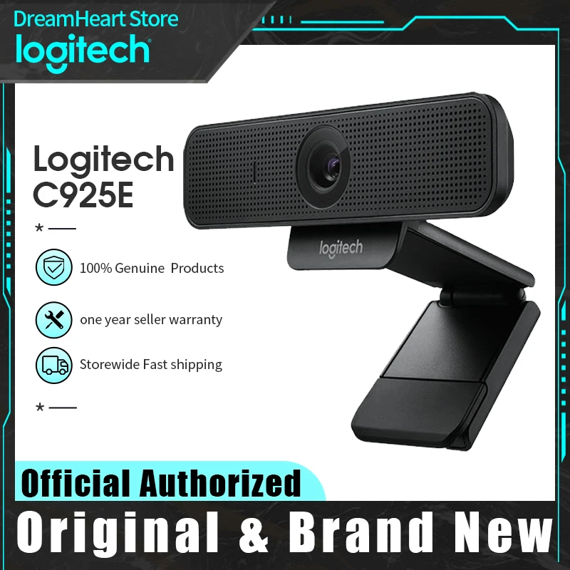 

Logitech C925e Full Hd 1080p 30fps Webcam Usb Web Cam For Laptop Camera Usb 2.0 Video Webcam Built-in Microphone
