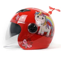 fashionable childrens motorcycle helmet can be used all season both boys and girls comfortable and safe sunscreen