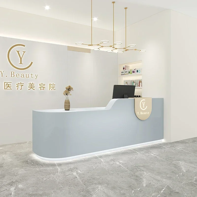 Counter Cash Register Atril Hallway Table Office Chairs Bellezza Reception Business Desks Folding Wall Customer Center Salon