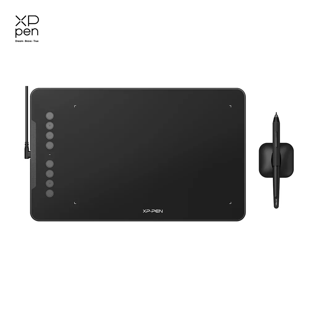 

XPPen Deco 01 V2 10'' Graphics Tablet for Web conferencing broadcasting distance learning Education Online meeting