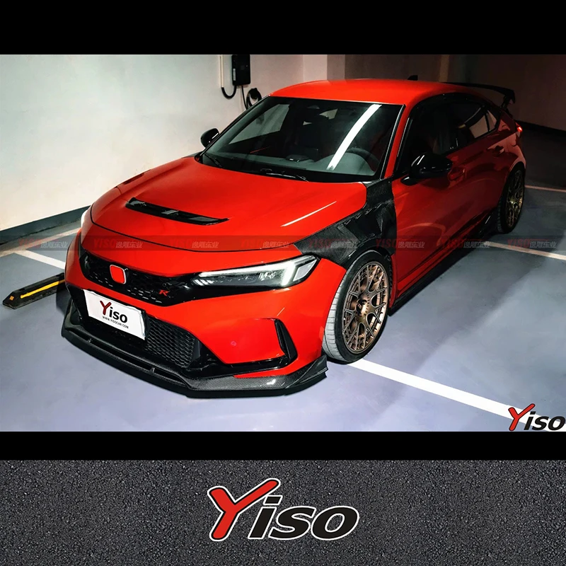 Фото Подходит для TypeR FL5: Модифицированный аэродинамический обвес, передний спойлер, аэродинамический комплект, передняя губа из сухого карбона APR. №2