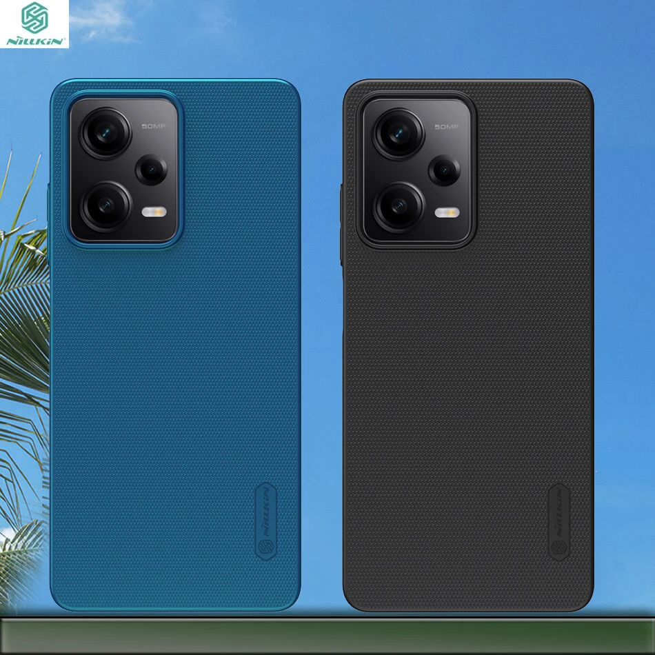 

Чехол для Redmi Note 12 Pro, задняя крышка для телефона NILLKIN, встроенные чехлы для Xiaomi Redmi Note 12 Pro, суперматовый защитный жесткий чехол