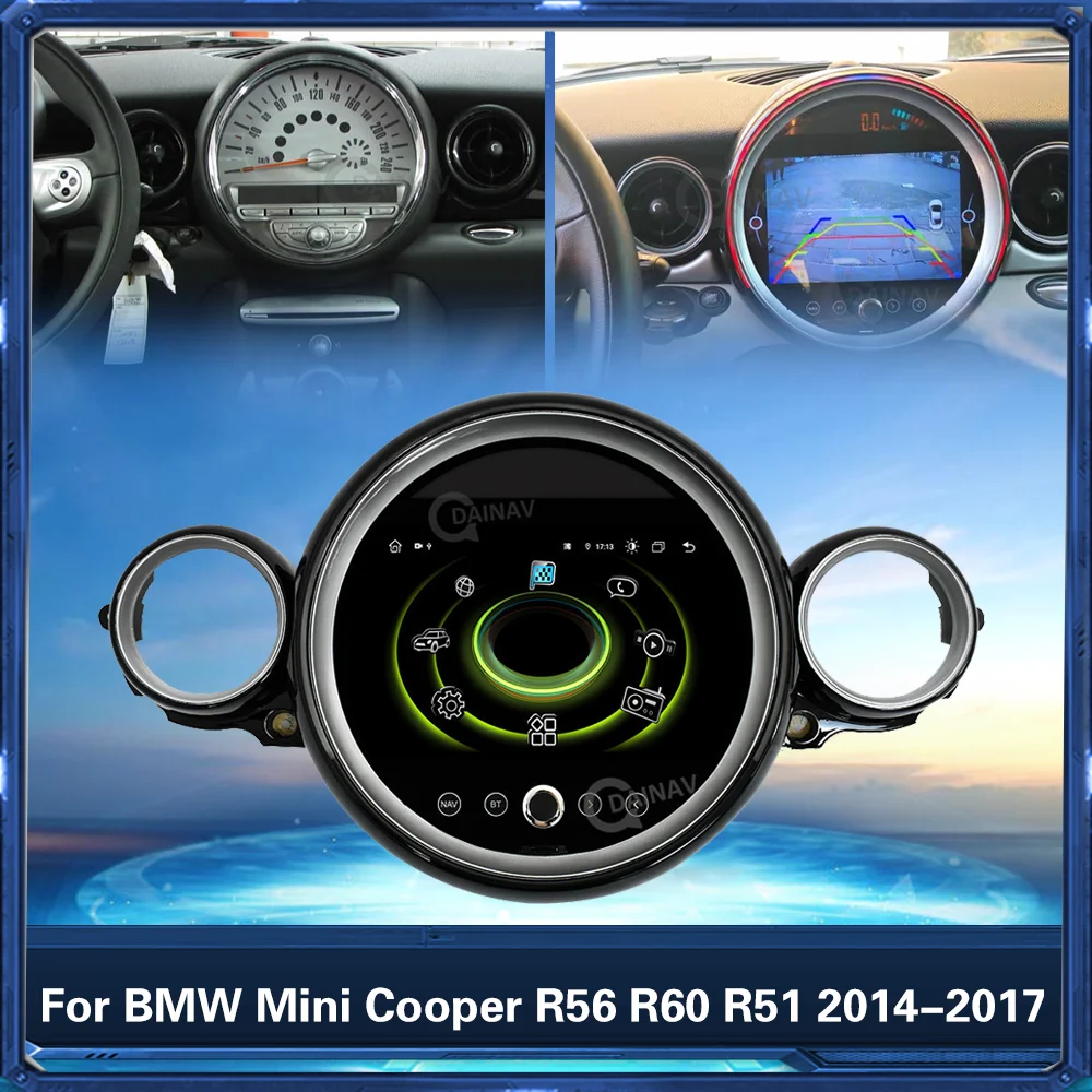 

Автомобильная Мультимедийная магнитола, 9 дюймов, Android 10,0, стерео для BMW Mini Cooper R56 R60 R51 Clubvan 2014-2017, автомобильное аудио, GPS-навигатор, плеер
