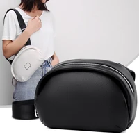new simple women fanny pack genuine leather handbags casual phone messenger bags chic fashion shoulder bags luxury crossbody bag