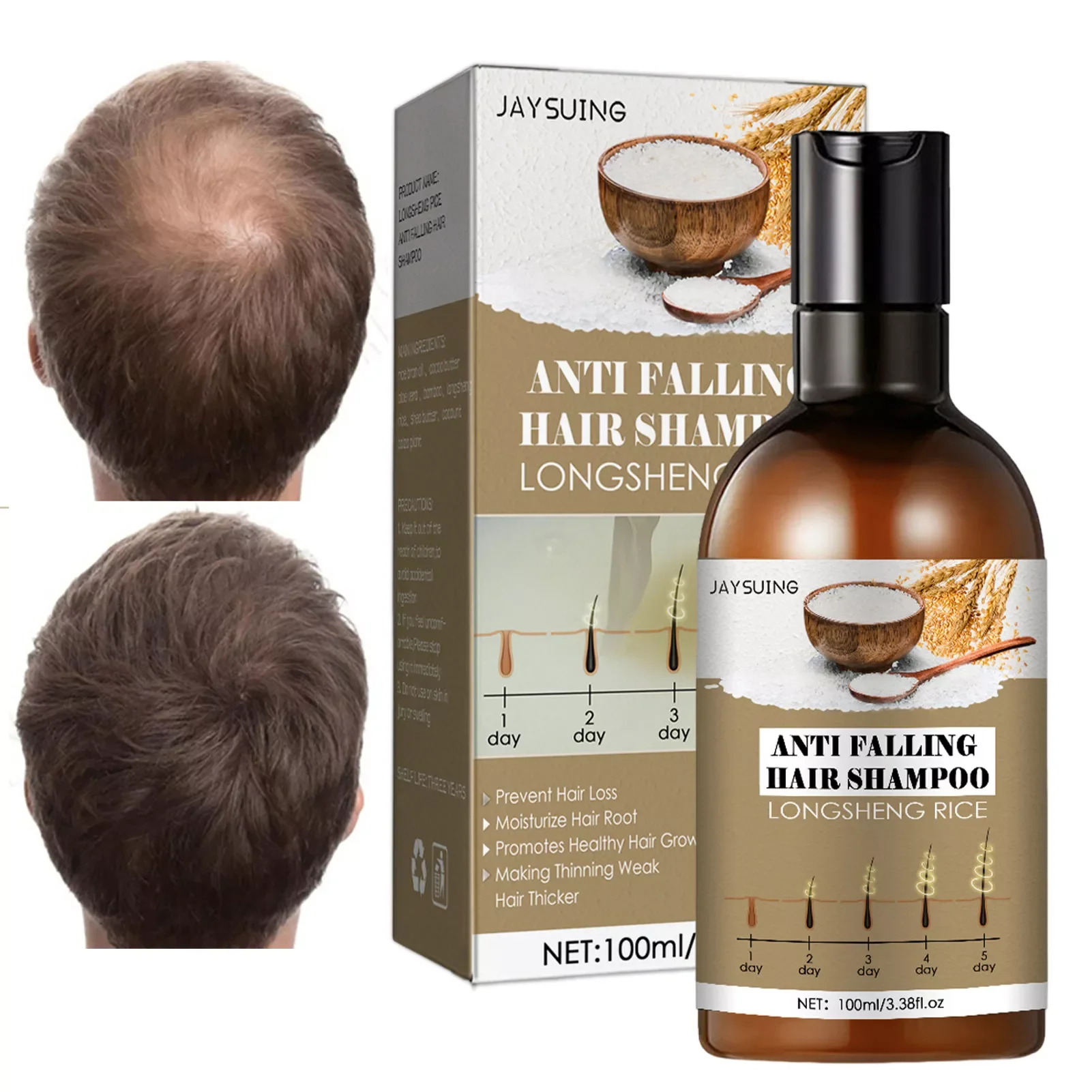 

NEW IN Rice Shampoo Fermented Rice Water For Hair Growth Fermented Rice Water For Hair Growth Hair Conditioning And Moisturising