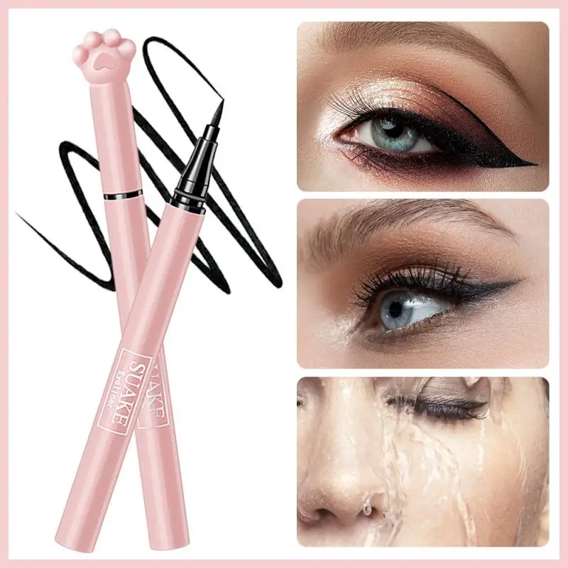 

New Cat's Claw Pen Korean Cosmetics Makeup Black Liquid Eyeliner Makeup Pen Waterproof Long-lasting Eye Liner Not Easy To Smudge