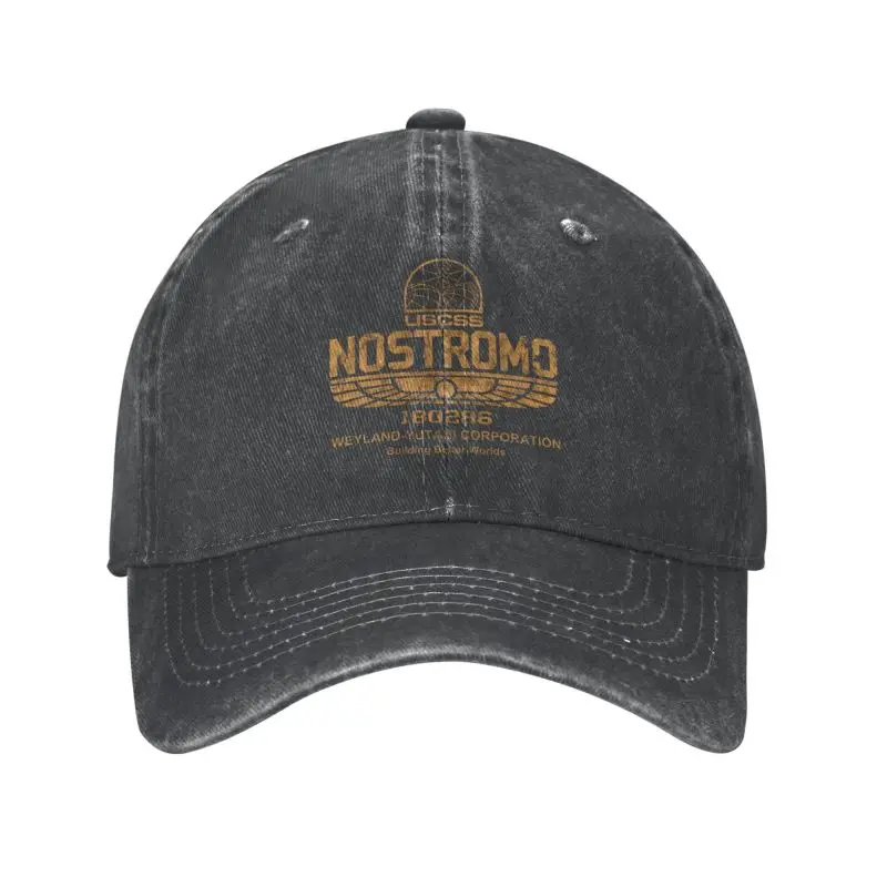 

New Personalized Cotton USCSS Nostromo Baseball Cap Men Women Breathable Weyland Yutani Alien Movie Dad Hat Streetwear