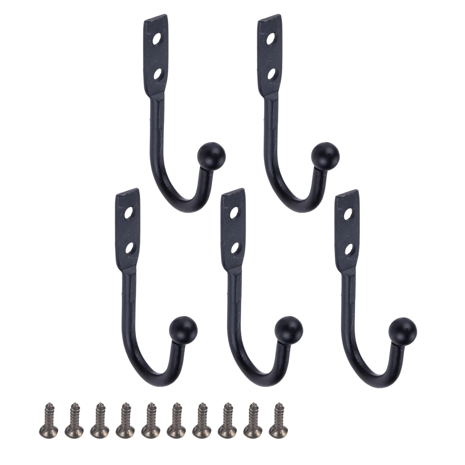 

Винтажные Крючки из черной/античной бронзы, 5 шт.