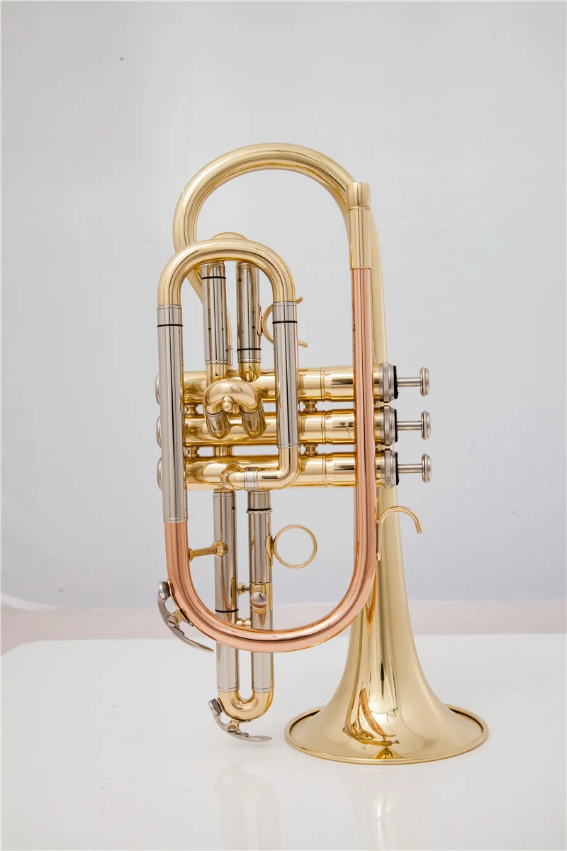 

High Quality Bb Cornet Brass Trumpet International musical instrument With Case Free Shipping