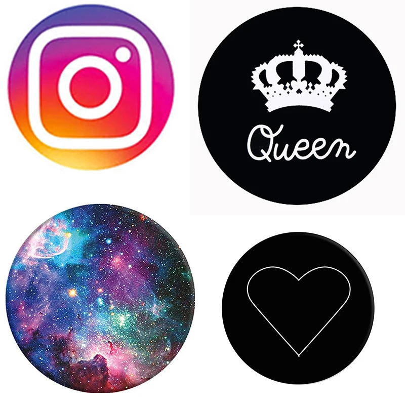 Недорогой держатель для телефона с изображением звездного неба Попсокет