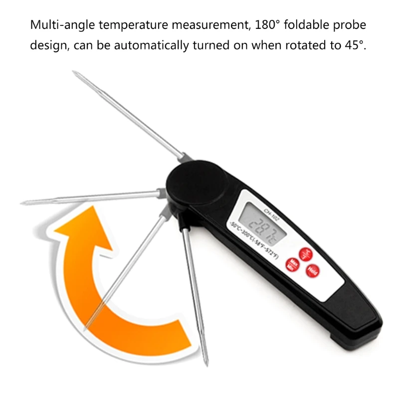 

Meat Thermometer, 2s Instant Read Waterproof Digital Thermometer