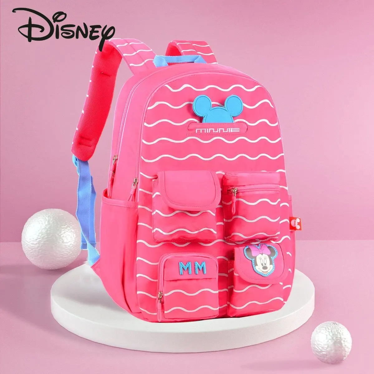 Disney Mickey Children's Backpack Fashion High Quality Student Schoolbag Cartoon Casual Versatile Short Distance Travel Backpack