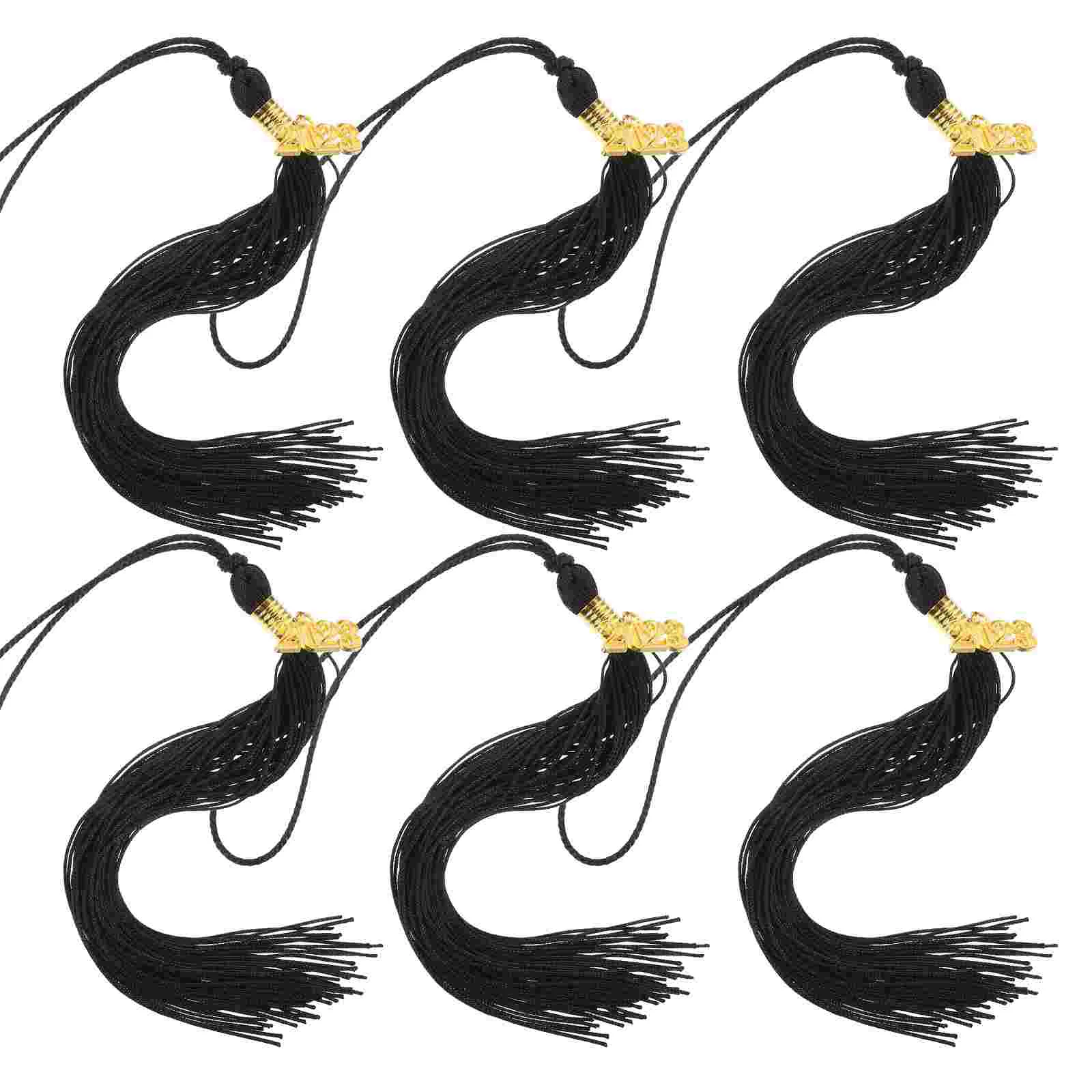 

6 Pcs Graduation Caps Tassels Gold Tassels Homemade Ornaments Graduation Supplies 2023 Graduation Decorations Gold Accent Decor