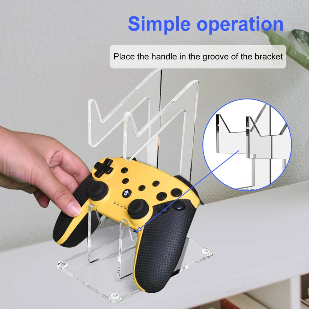 Акриловый держатель игрового контроллера для Switch Pro PS4 Xbox