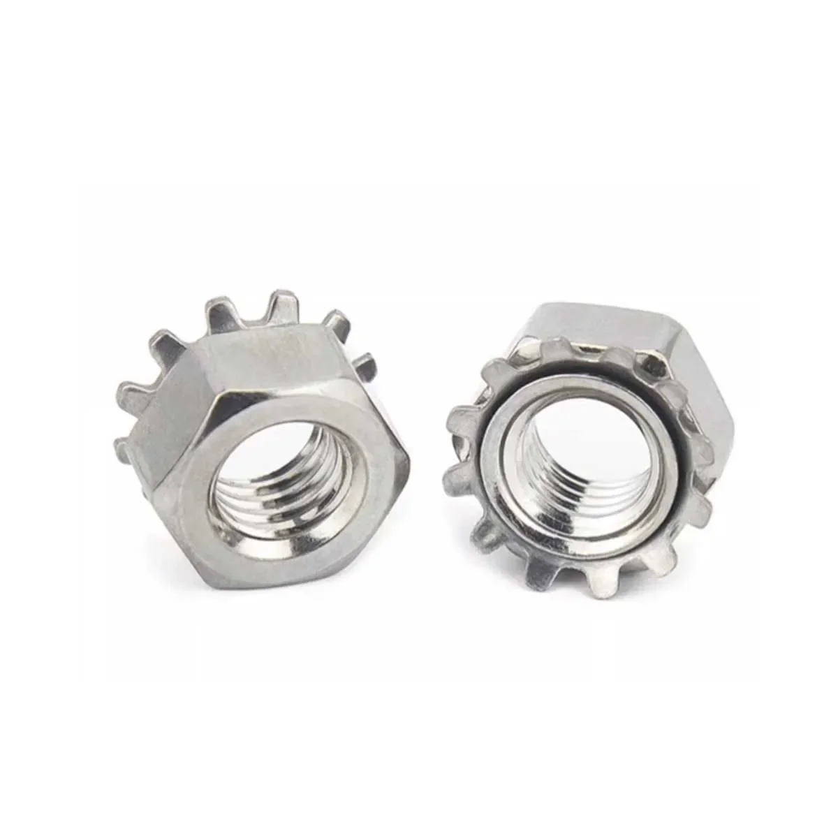 K-образная гайка из нержавеющей стали 304 с зубчатой гайкой M3M4M5M6M8M10
