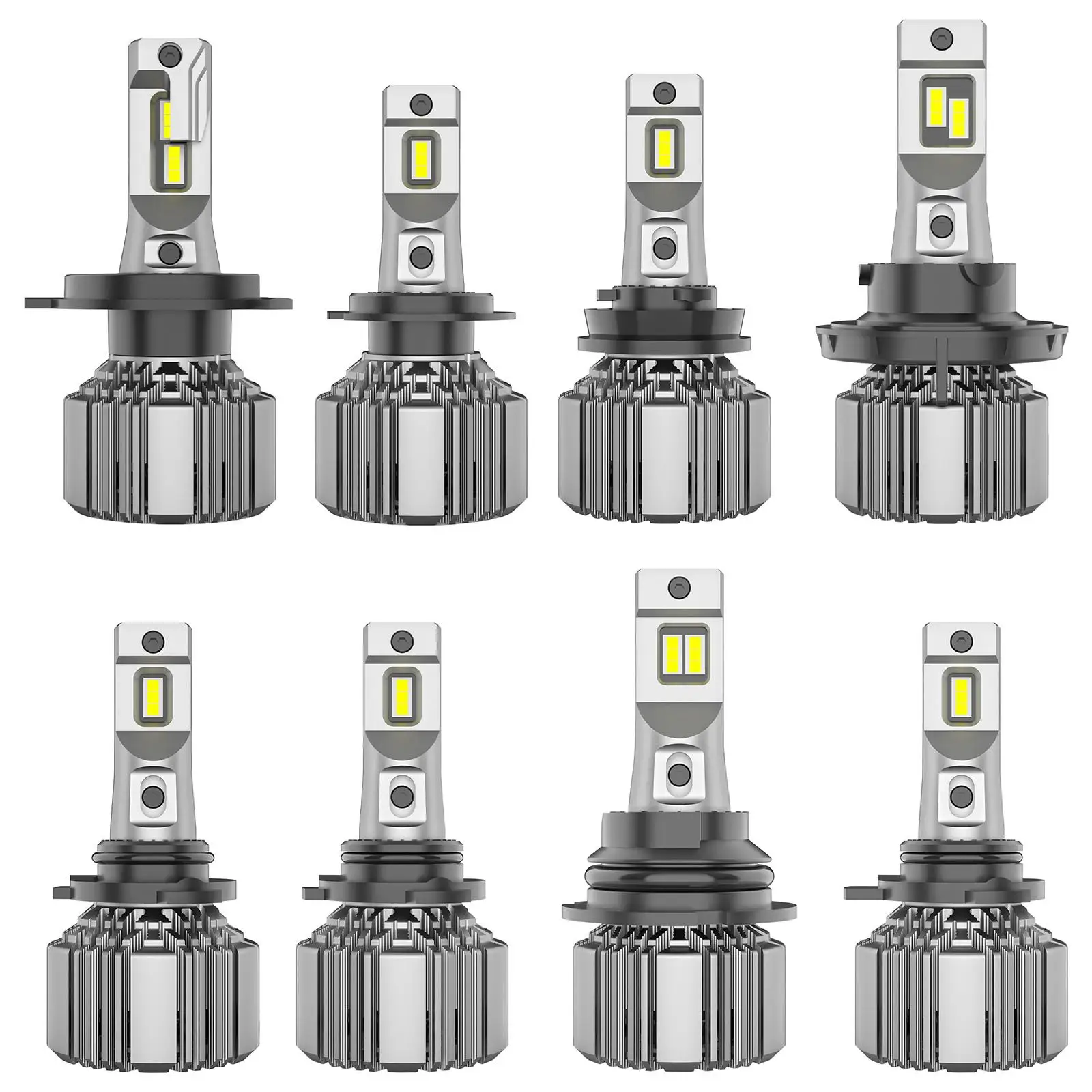 

2x Car Headlights Bulb DC 9V-32V Fit for Universal