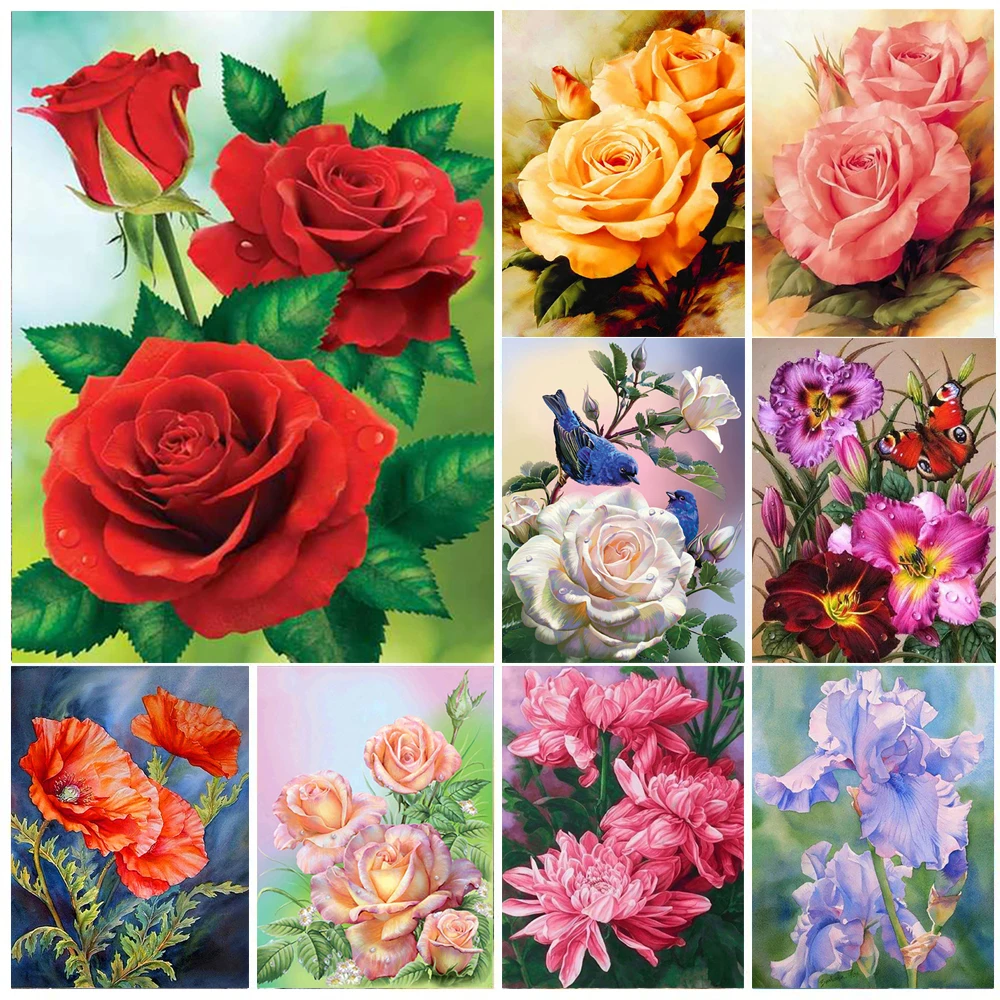 

Алмазная живопись, наборы цветов, животных, птиц, пинтура, алмазы, новинка 2022, вышивка, мозаика, вышивка крестиком, искусство, домашний декор, ...