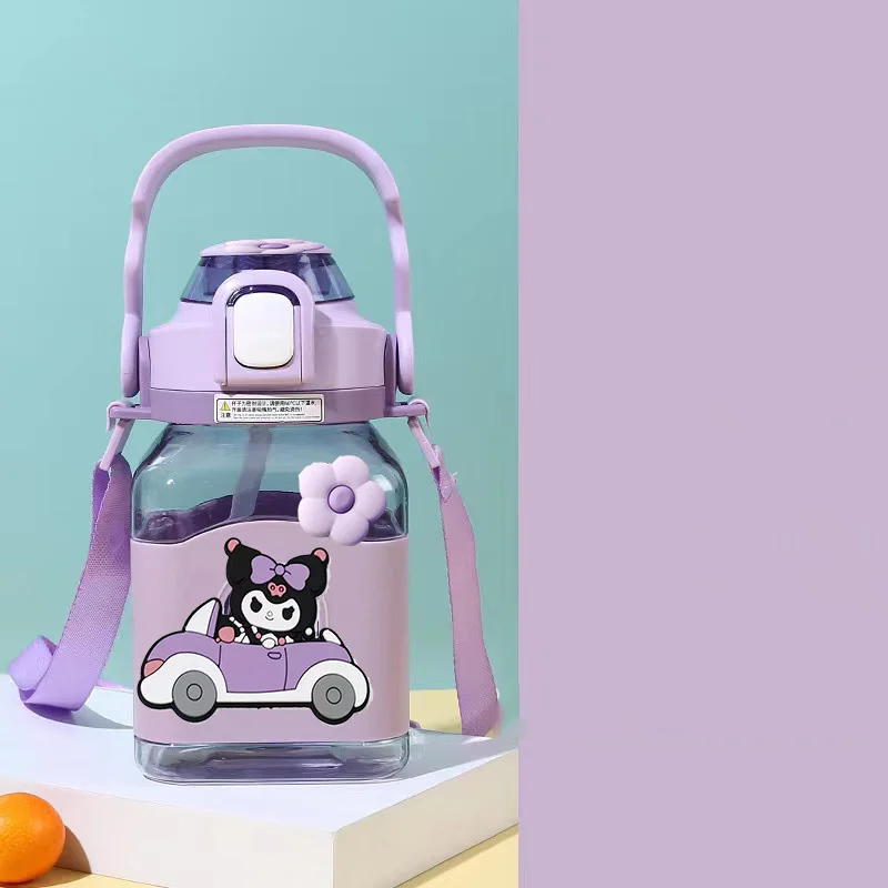 

Kawaii Sanrio Mug Kuromi Accessories Cute Beauty Cartoon Anime Silicone Baby Grade Material Outdoor Travel Toys for Girls Gift